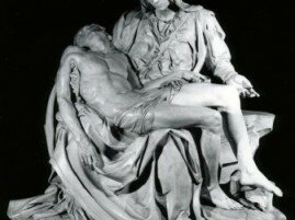 Cast of Pieta╠Ç from Saint PeterΓÇÖs Basilica